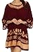 Sakkas Ketana Women's Embroidered Batik Gauzy Cotton Tunic Blouse