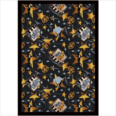 Kid Essentials Charcoal Silver Screen Kids Rug Size: 3' 10