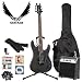 Dean Guitars VNXMT-TBKS-M10-KIT Vendetta XMT Black Satin Electric Guitar with Tremolo – Guitar Kit with Amp – Includes: Guitar Cable, Guitar Strap, Planet Waves 12-Pick Shredder Pack, Stand, Gig Bag and 10-Watt Amp