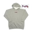Atlanta Braves MLB "JV" Youth Pullover Hooded Sweatshirt For Kids (Heather)