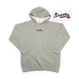 Atlanta Braves MLB JV Youth Pullover Hooded Sweatshirt For Kids (Dark Red)