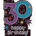 The Party Continues 30th Birthday Large 14 1/2in Cutout