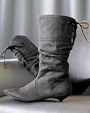 Mid-calf scrunch boot