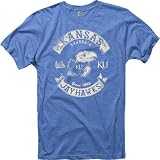Kansas Jayhawks Heathered Royal Rockers Ring Spun T-Shirt