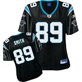 Steve Smith Black Reebok Premier Carolina Panthers Women’s