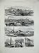 1881 Subsidence Land Northwich Salt Mines Mining Art