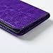 (Not for S7 Edge) S7 Case,Galaxy S7 Case,Mavis's Diary 3D Handmade Wallet with Bling Crystal Shiny Diamonds Butterfly Flowers PU Leather Flip Cover - Purple