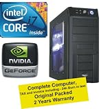 Bloomfield PC-System INTEL Core i7 '950' 4x3,06Ghz | NVIDIA 9800 GT 1024MB | RAM 6GB DDR3 RAM PC1600 | 1000GB Hard Disc SATA-2 | Board ASUS P6T SE X58 | 24x DVD Writer DVD±RW Multi Format | CASE A-DIS 710 BlackLine Case ELITE EDITION