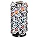 Coffee Pod Holder Carousel Holds 40 Single Cup Coffee Pods in Matte Black