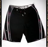 Lost Enterprises SULTAN Mens Surfing BoardShorts in Black/Plaid