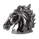 Stallion Bust in Silver