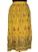 Womens Skirt Beaded Boho Long Skirts Lemon Red Sequin Embroidery 36"