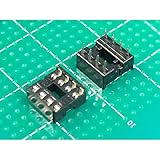 ＜ICソケット通販・販売＞＜ＩＣソケット平ピン　8ピン　10個セット　2.54mmピッチ＞＜con-430＞