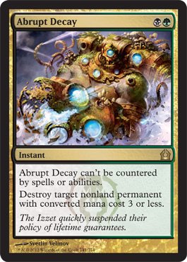 Magic: the Gathering - Abrupt Decay (141) - Return to Ravnica On Sale