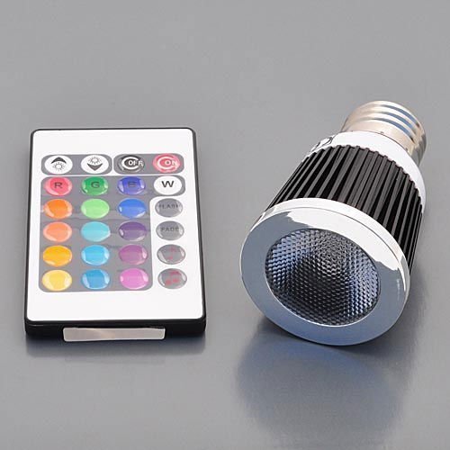 LEDwholesalers 5 Watt Hi-Power RGB Color Changing 