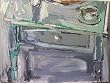 Table Still Life, Original Oil Painting on Canvas By Carmel Art Association Artist Anthony R. Rappa - Unframed Artwork