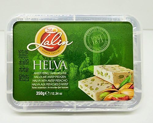 Gulluoglu Lalin Halva - Tahin Helvasi (Halva w. Antep Pistachio, 350 Gr - 12.34 Oz) by Gulluoglu
