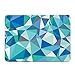 GMYLE Cae Compatible with Macbook Pro 13 A1278, Blue Geometric