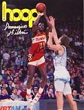 Dominique Wilkins autographed Atlanta Hawks 1990 NBA Hoop program