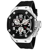 Swiss Legend Men's 10541-01-BB Trimix Diver Collection Chronograph Black Rubber Watch