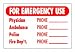 Swimline-8984 Emergency Sign with Phone Numbers