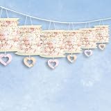 Pink Bouquet Lantern Garland 12ft