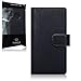 Nokia Lumia 830 Case, Terrapin [GENUINE LEATHER] Lumia 830 Case Executive [Black] Premium Wallet Case with Card Slots & Bill Compartment Case for Nokia Lumia 830 - Black