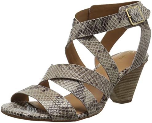 Clarks Women's Ranae Estelle Dress Sandal, Natural, 7 M US