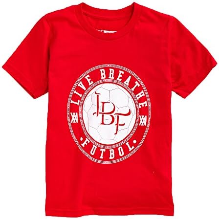 Live Breathe Futbol XXI Roja Tee Shirt (Youth-Small)