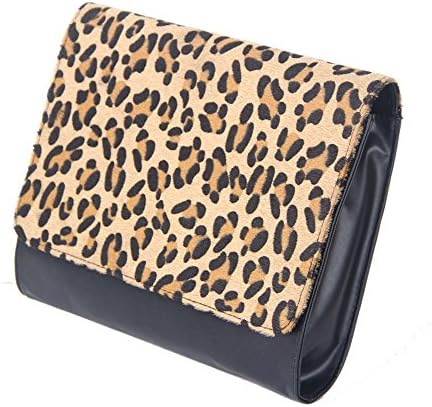Egelbel Women Elegant Leopard Envelope Clutch Bag