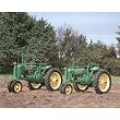 Richard Stockton John Deere Farm Tractors Art Print Poster - 13x19