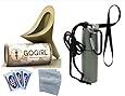 Go Girl Military Female Urination Device, Khaki With Khaki Waterproof Holder & with Xtra towlettes, Baggies & Carabiner