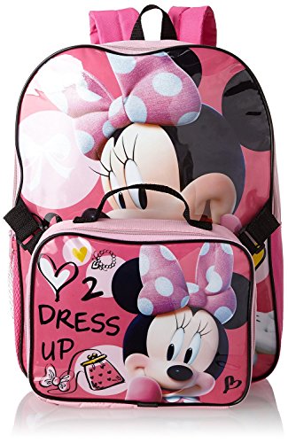 MINNIE BACKPACK AND LUNCH BAG SET (Pink)