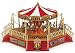 Mr. Christmas World's Fair Animated Musical Lighted Boardwalk Carousel #79859