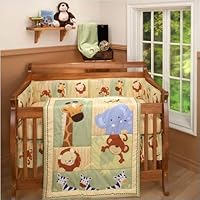 Safari Kids 4 Piece Baby Crib Bedding Set by Nojo