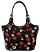 Skulls & Roses Nylon Shoulder Bag Handbag Girly