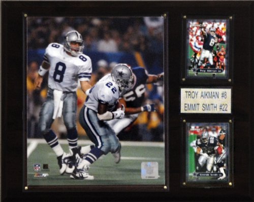 NFL Aikman-Smith Dallas Cowboys Player Plaque