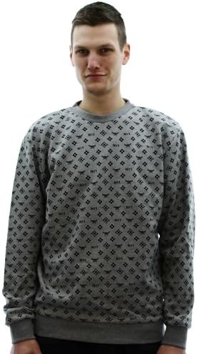 Fresh Goods Label Monogram Men's Sweatshirt Pull Over Gray Size XL