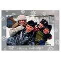 Happy Holidays Silkscreen - Silver (4x6")