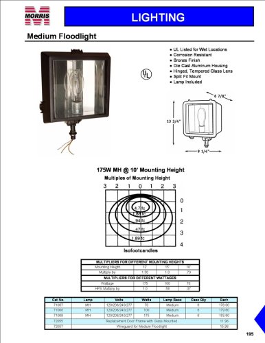 Morris mini flood light 71069