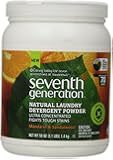 Seventh Generation  Natural Laundry Detergent Powder, Mandarin and Sandalwood, 50 Ounce