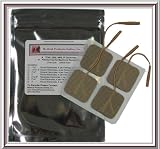 ESA Medical 40 Tan Cloth 2" x 2" and Bonus-Free Four 2" x 4" Tyco&Acirc;&reg; Gel Premium Electrodes by Pro-Patch&Acirc;&reg; included with each order Total 44 Electrodes