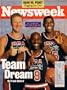 Michael Jordan, Larry Bird & Magic Johnson (Dream Team) 1992 Newsweek magazine MINT