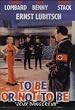 Jeu dangereux (To be or not to be)