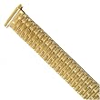 Watch Band Expansion Metal Stretch Gold Plated fits 16mm to 20mm