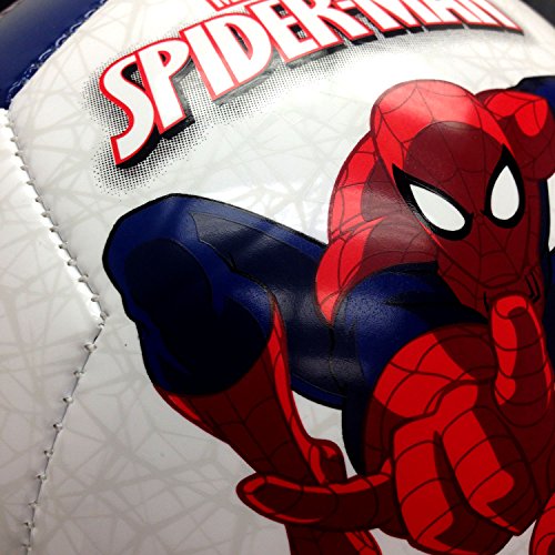 SpiderMan Soccer Ball, Red/Blue/White, 3 Sporting Goods Team Sports Balls