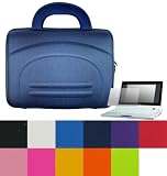 2n1 Combo - Assorted Colors - Executive Nylon Cube Case + Screen Protector Compatible with Samsung NC10 10.2-Inch Netbook (Samsung Notebook Laptop NOT Included)