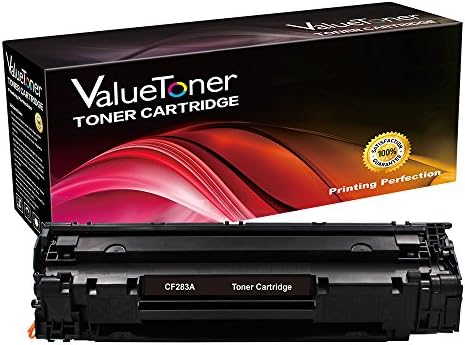 ValueToner Compatible Toner Cartridge Replacement for HP CF283A HP 83A (1 Black) for Use in HP Laserjet Pro MFP M201DW M201N M125A M125NW M127FN M127FW M225DN M225DW Printer