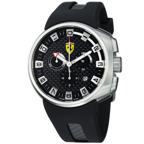 Ferrari F1 Podium Carbon Fiber Chronograph Dial Mens Watch FE-10-ACC-CG-FC-FC