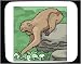 Decorated Mouse Pad with forage, primate, monkey